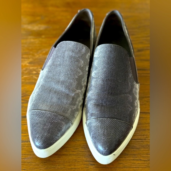 Vince sneaker gray leather - Picture 1 of 5